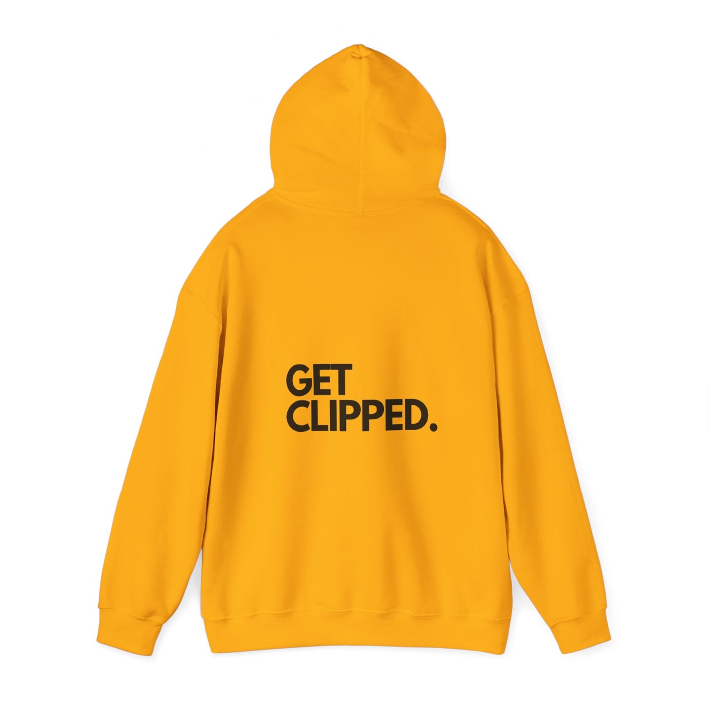 Classic Logo with Get Clipped on the back Hooded Sweatshirt