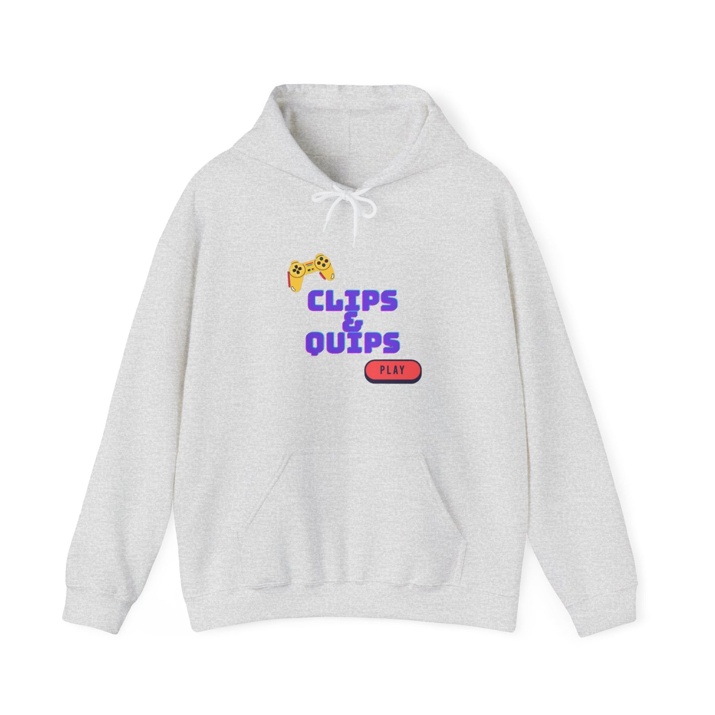 Classic Logo with Get Clipped on the back Hooded Sweatshirt